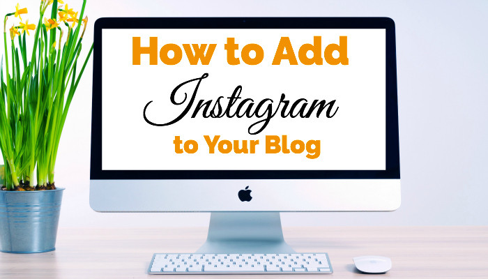 How to Add Instagram to Your Blog