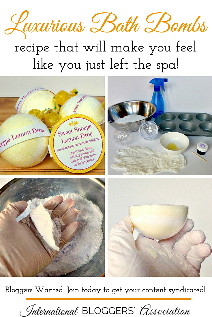 After a rough week of blogging, work, or just trying to keep up with the kids we could all use a little pampering. You will love this surefire recipe for bath bombs that are so luxurious you will think you just left the spa!