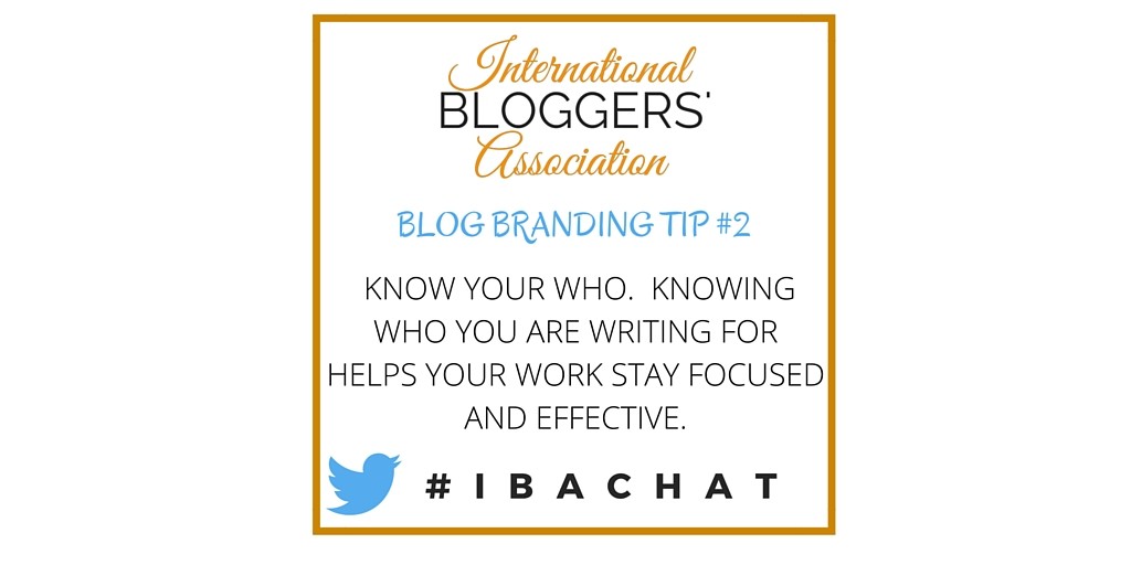 The weekly IBA Twitter Chats are a great opportunity to network with fellow bloggers from around the world as well as discuss business topics important to bloggers. Network, Chat, Build Your Brand, and Learn with the International Bloggers’ Association every Wednesday at noon EST. 
