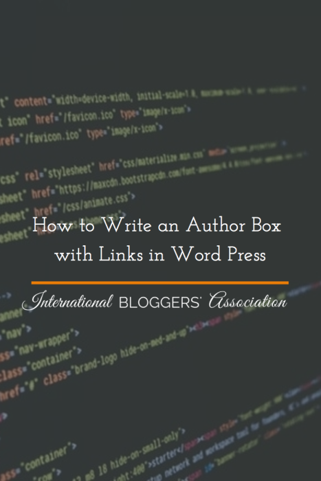 Tired of a plain author box without links to your social media profiles? Read this to learn how you can easily make your author box with links without any HTML knowledge or plugins!