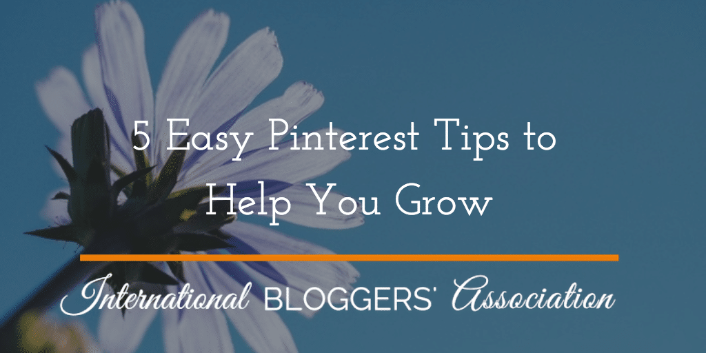 These 5 Easy Pinterest Tips will help you grow followers and get your Pins out there!