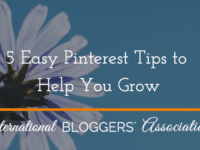 These 5 Easy Pinterest Tips will help you grow followers and get your Pins out there!