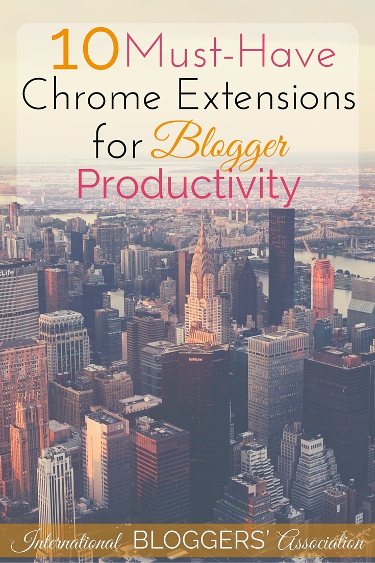 Blogging isn't easy! These 10 Must-Have Chrome Extensions for Blogger Productivity can help you stay focused and productive while getting it all done! 