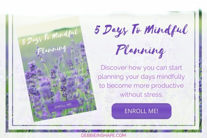 5 Days to Mindful Planning