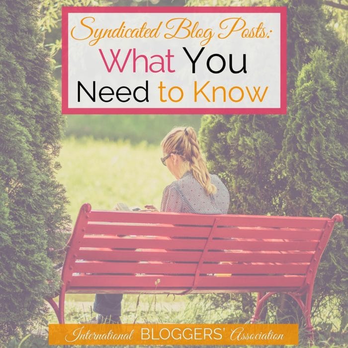 Have you ever wondered what syndicated blog posts were? How can they benefit you as a blogger? Is there anything you should worry about before submitting your links? Learn all the best tips to help you grow your blog!