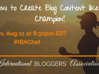 Blogging is hard work. To create blog content like a champion, you have to think like a champion. Strategize, come up with your game plan, and think creatively,Packed with tips, this article will help you save time in the long run, increase your content, and increase your fan base. Hint: my favorite is tip #4-total game changer!