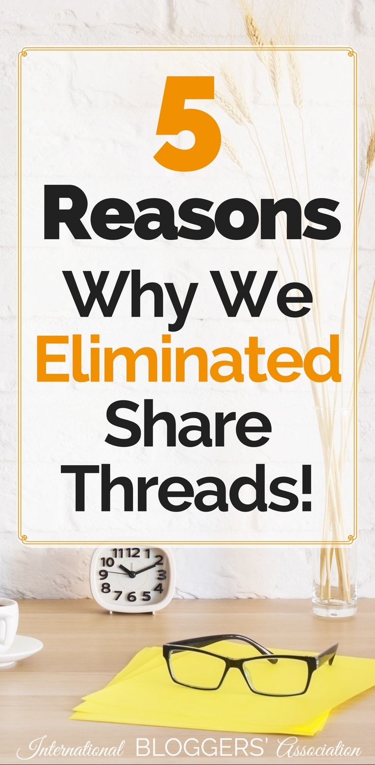 5 Reasons we eliminated share threads! IBA's New Improved Share Group - Your Best Resource for Sharing! Do you struggle with Facebook sharing groups? I am so excited to announce IBA's New Improved Share Group that will end all your headaches!