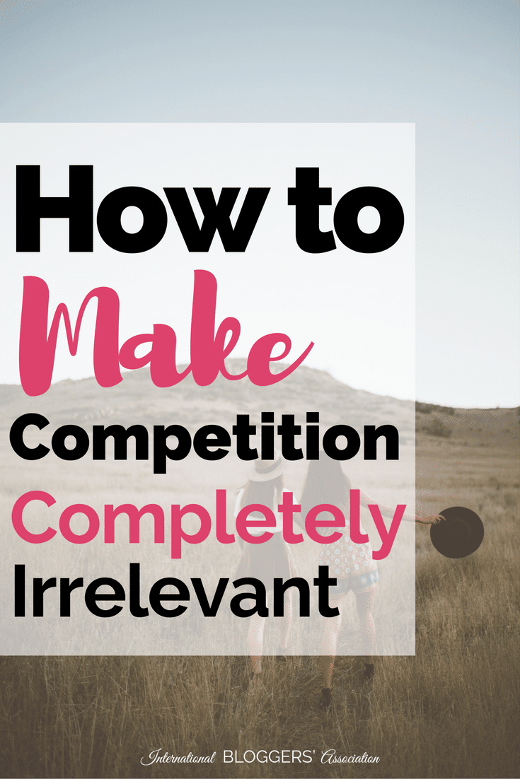 Worry about the competition? Focus on teamwork and collaboration and learn how to make competition completely irrelevant then watch your business grow!