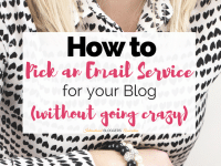 Every blog needs an email service! But, how can you pick an email service without going crazy? We are going to help you pick the best service for your blog!