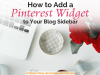 Adding a Pinterest widget to your blog sidebar is easy! Read this tutorial with images to find out exactly how to do this today!