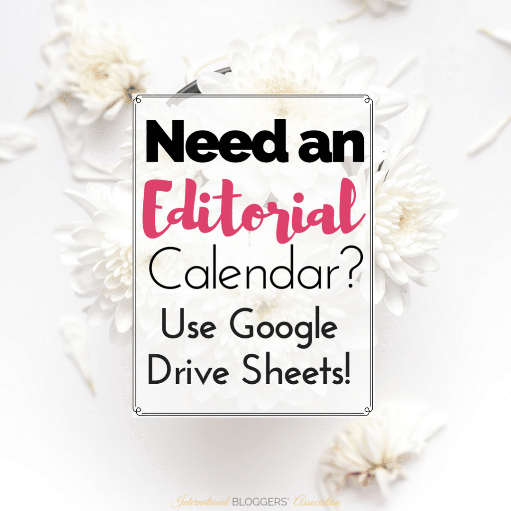 Did you know you can use Google Drive Sheets as an Editorial Calendar with a simple add-on? Julie from Fab Working Mom Life shows us how!
