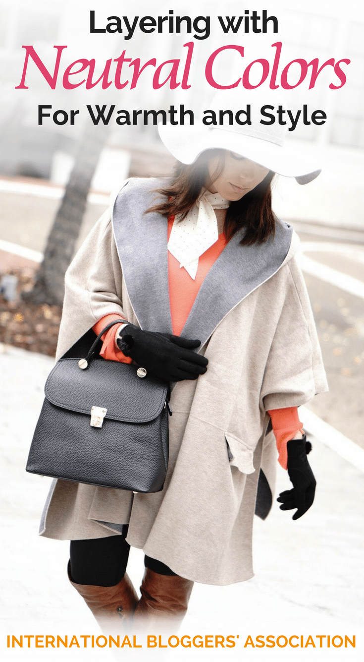 By layering with neutral colors and adding a bit of color pop with a bright piece, you can stay warm and stylish this cold season.