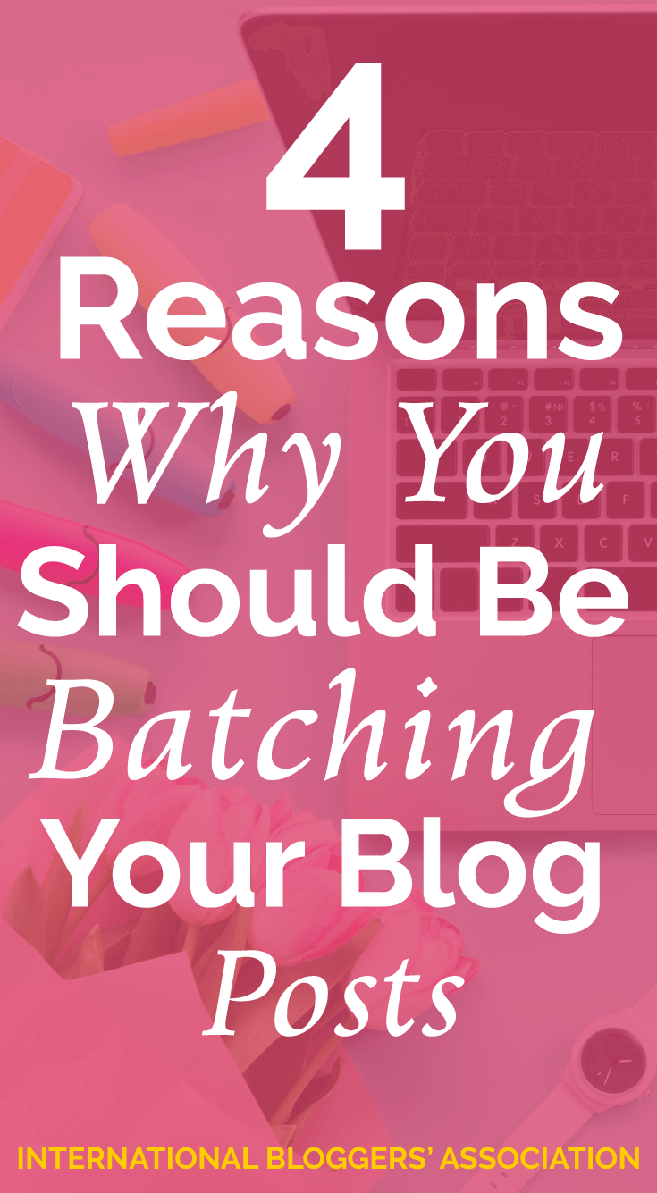 Even if you've done the research into how to start batching your blog posts already, you may still be resisting. These four reasons will change your mind!