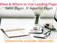 Should you use landing pages, sales pages, or squeeze pages on your blog? We will teach you their pros and cons, plus when and where you should use them.