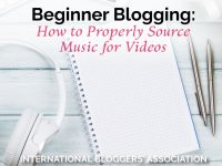 Do you know how to properly source music for videos you create? At @IBAbloggers, we teach you how to legally find the best music for your videos!