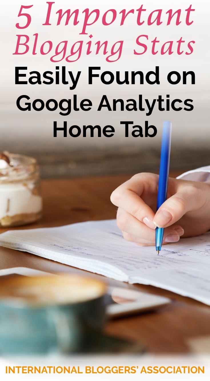 Does Google Analytics intimidate you as a blogger? Don't be! When you focus on these five statistics, you can find new ways to grow and improve your blog. #bloggingtips #bloggingstats #GoogleAnalytics